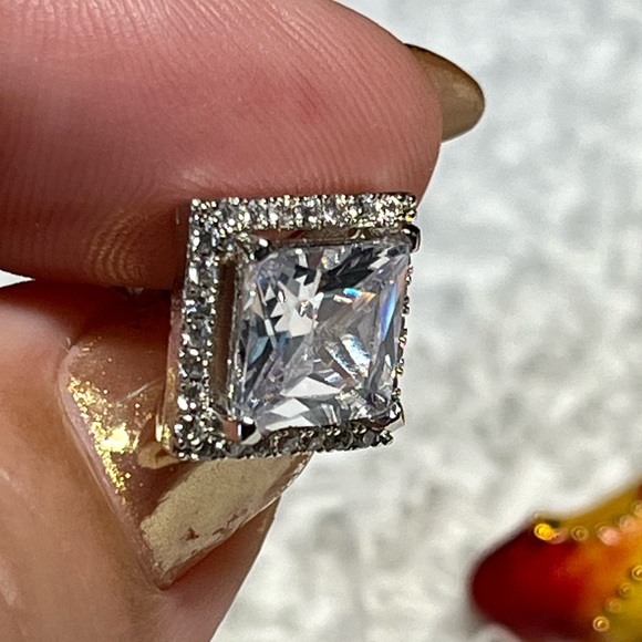 💎Pretty stud earrings plated -rhinestone - Picture 4 of 11